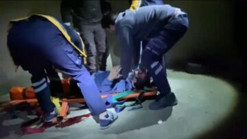 Dengesini kaybetti dördüncü kattan düştü!