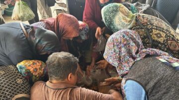 Pazarda mantar izdihamı yaşandı