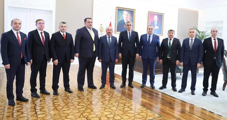 Çorum heyeti Sağlık Bakanı ile görüştü