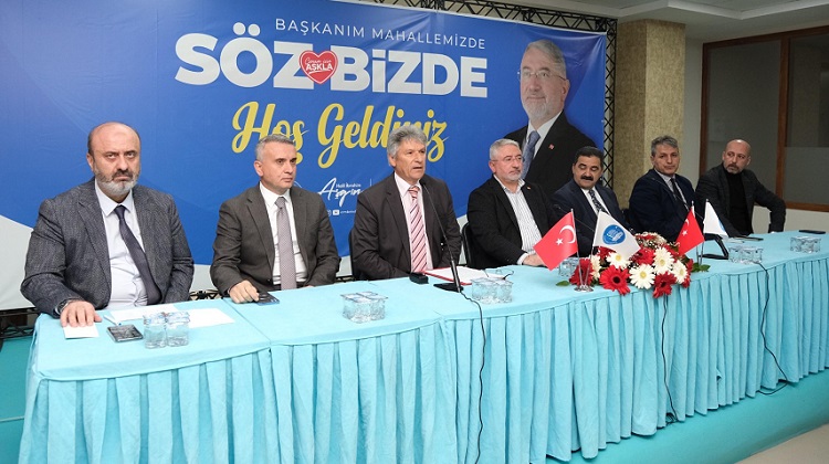 Aşgın Bahçelievler sakinleriyle buluştu
