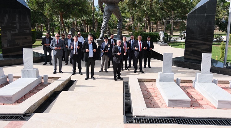 Çorum heyeti Kıbrıs’a gitti