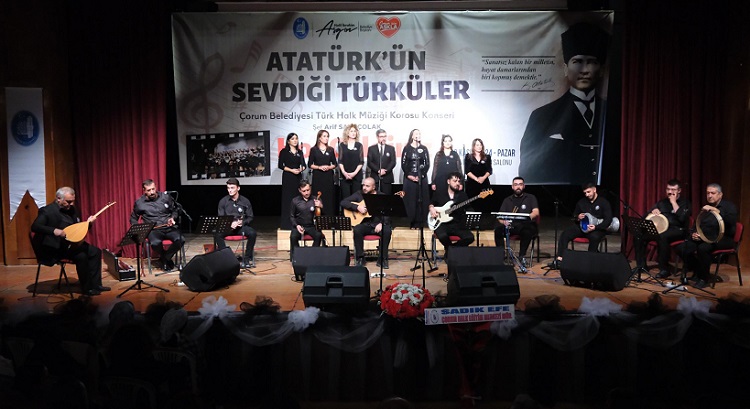Atatürk’ün sevdiği türküleri seslendirdiler