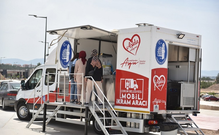 Mobil İkram aracı 400 bin vatandaşa ulaştı