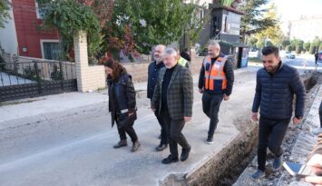 Binevlerin içme suyu hattı yenileniyor