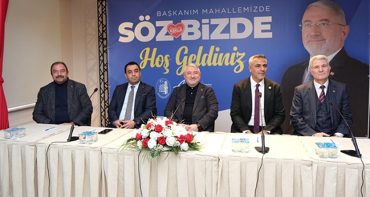 Çepni Mahallesi sakinlerine müjdelerle gitti