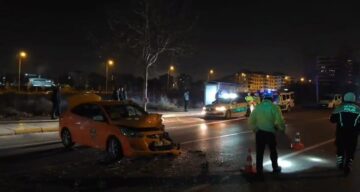 Hastane kavşağında zincirleme kaza