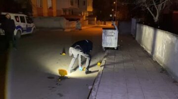 Sokakta silahla havaya ateş edildi