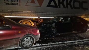 Başkan kazayı ucuz atlattı!