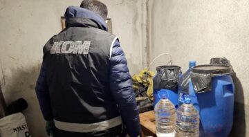 Kaçak bin 75 litre içki ele geçirildi