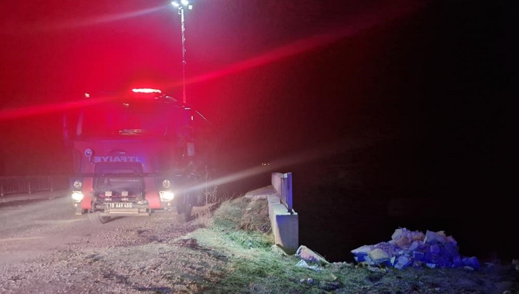  Köprüden aşağı düşen vatandaş yaralandı