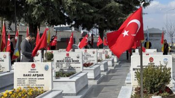 Çanakkale Zaferinde şehitlerimize dua edildi