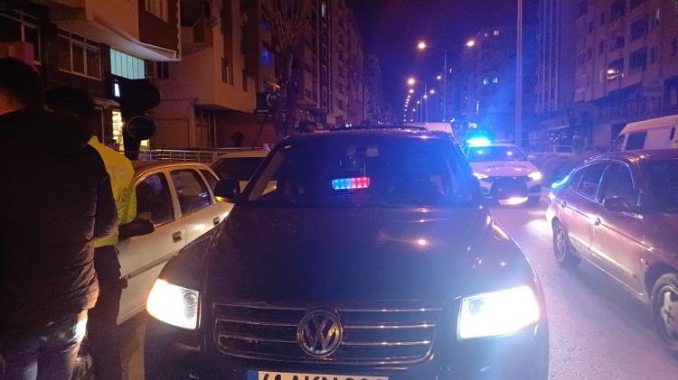 Çorum’daki çakarlı araca ceza yağdı!
