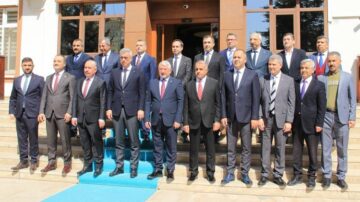 Çorum’da sağlık yöneticileriyle buluştu