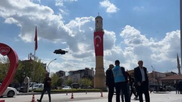 Çorum’da drone ile izmarit atanlara ceza!