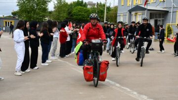 Şehit Aybüke öğretmen için pedal çevirecek