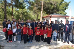 Millet Bahçesi’ne kütüphane açıldı