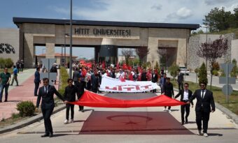 Çorum’da Şehitlere Saygı ve Vefa yürüyüşü