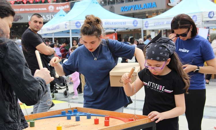 Çorum’da aileler festivalde buluştu