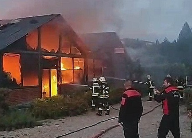 Çorum’da çiçekçide korkutan yangın