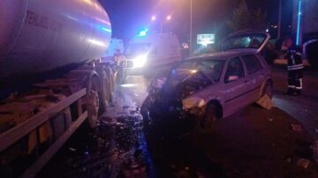 Akaryakıt tankeriyle çarpıştı: 1 ölü