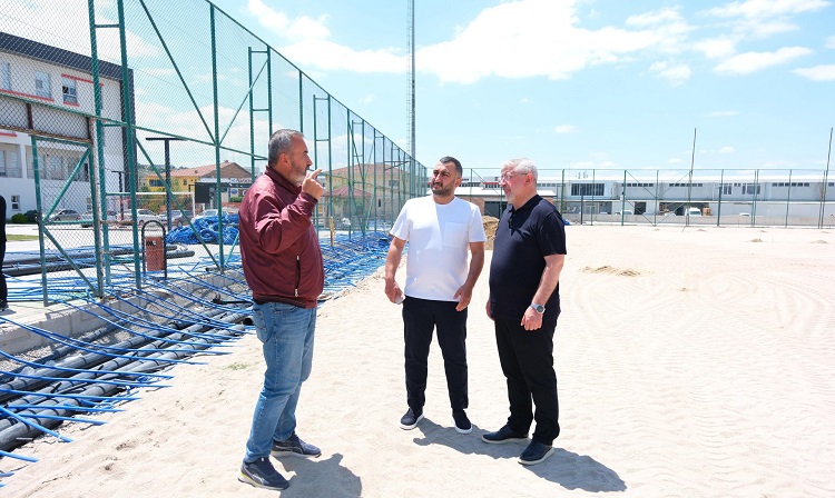 Başkan Çorum FK tesislerini ziyaret etti