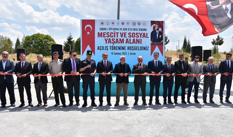 Cezaevi girişine mescit ve sosyal alan