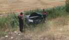 Otomobil şarampole uçtu:2 yaralı
