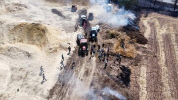 Çorum’da 70 dönüm arazi kül oldu