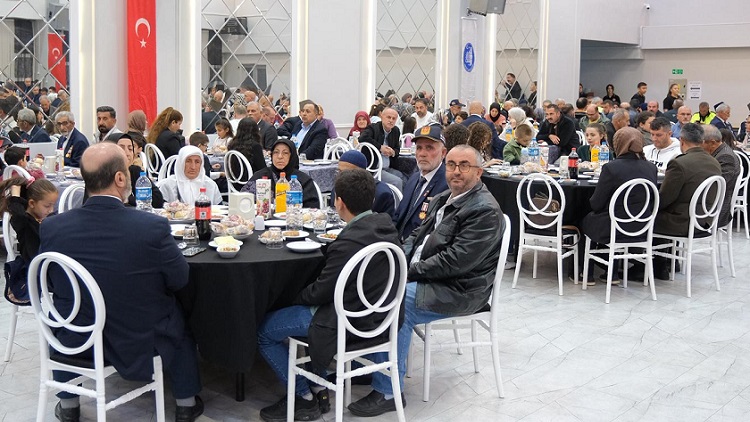 Gaziler günü onuruna yemek düzenlendi