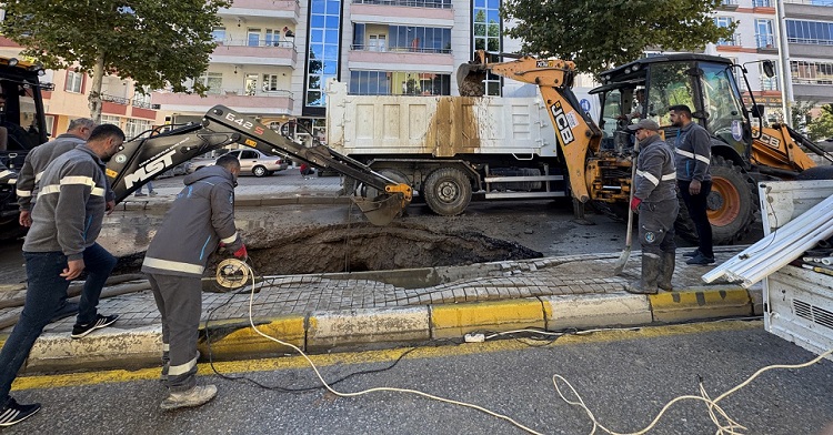 Ana isale hattındaki arızaya müdahale