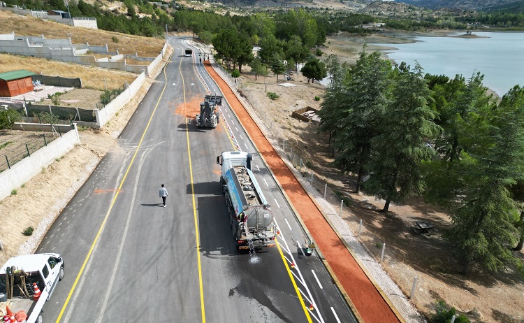 Baraj çevresine bisiklet ve yürüyüş yolu