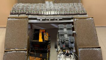 56 bin 980 doldurulmuş makaron ele geçirildi