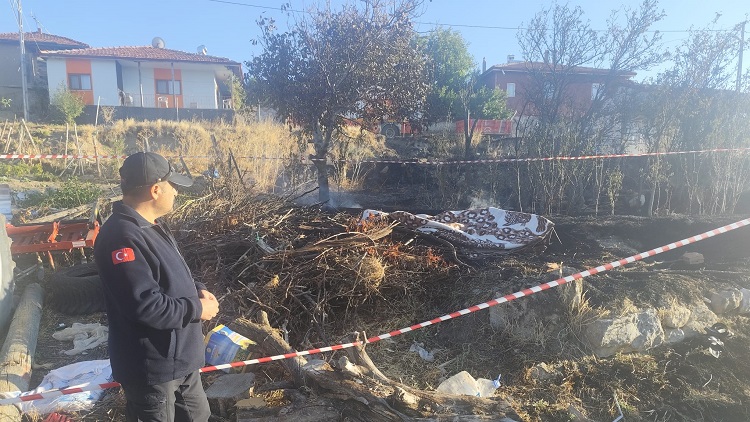 Çorum’da alevlerin içinde kalan kişi öldü