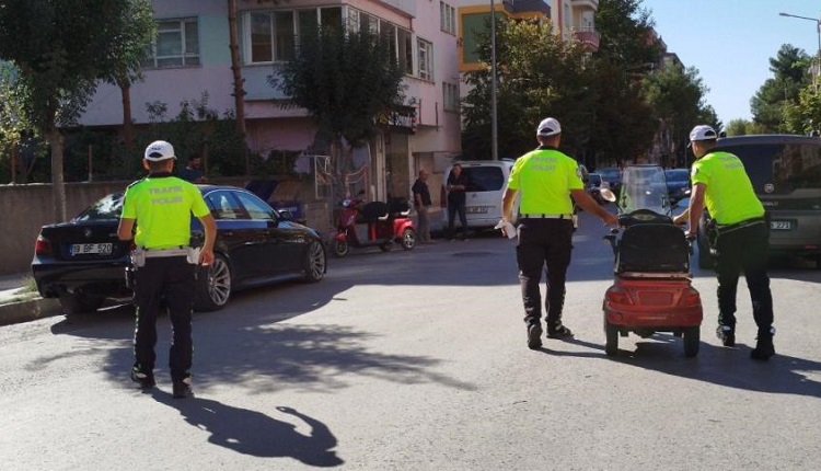 Çorum’da 15 motosiklet trafikten men edildi
