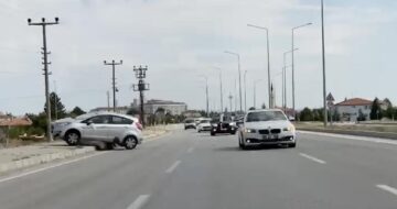 Kazaya öne geçme çabası neden olmuş