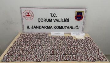 3 bin adet uyuşturucu hap ele geçirildi