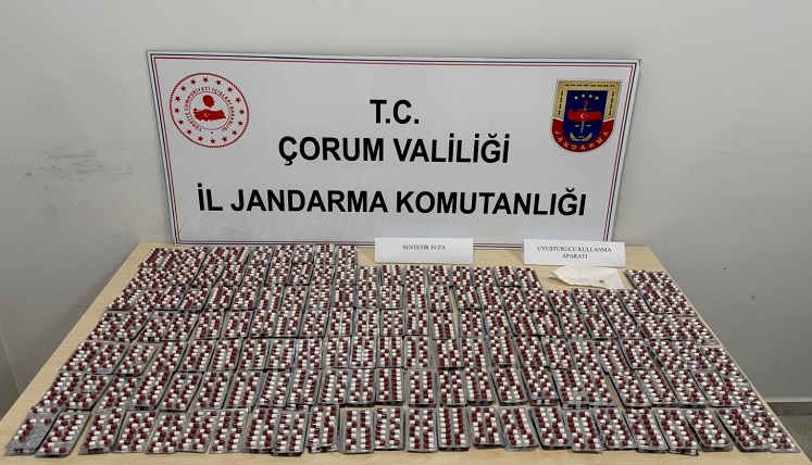 3 bin adet uyuşturucu hap ele geçirildi
