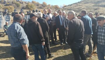 Karakaya köyünde taş ocağı gerginliği!