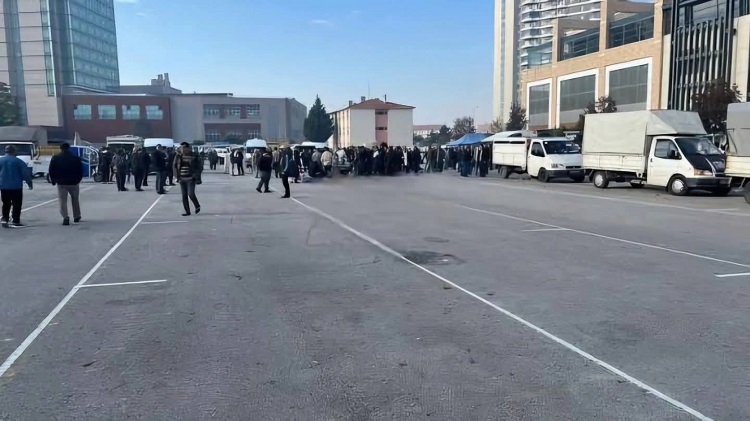 Çarşamba pazarında tezgahlar açılmadı!