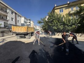 Belediye 85 bin ton asfalt döktü