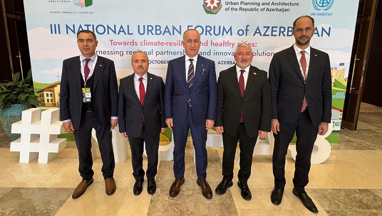 Ulusal Şehircilik Forumu’na katıldı