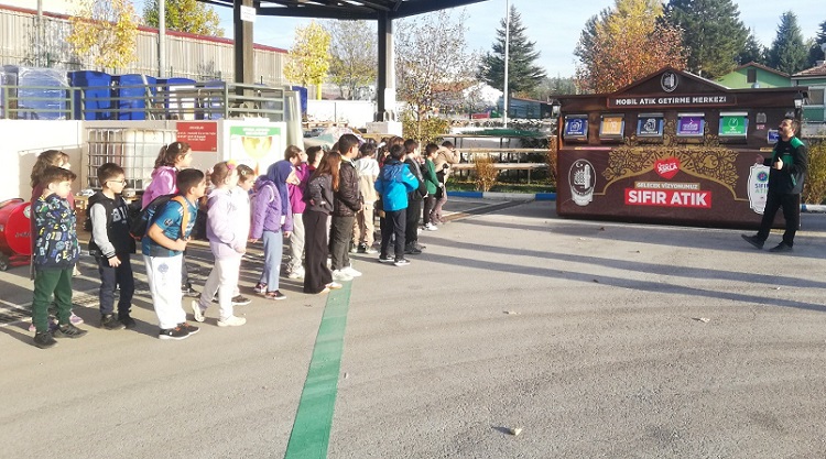 BİLSEM öğrencilerine sıfır atık eğitimi