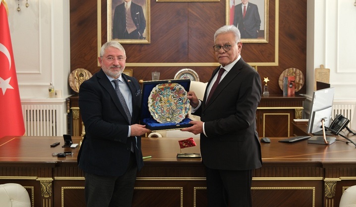 Pakistan Büyükelçisi Aşgın’ı ziyaret etti