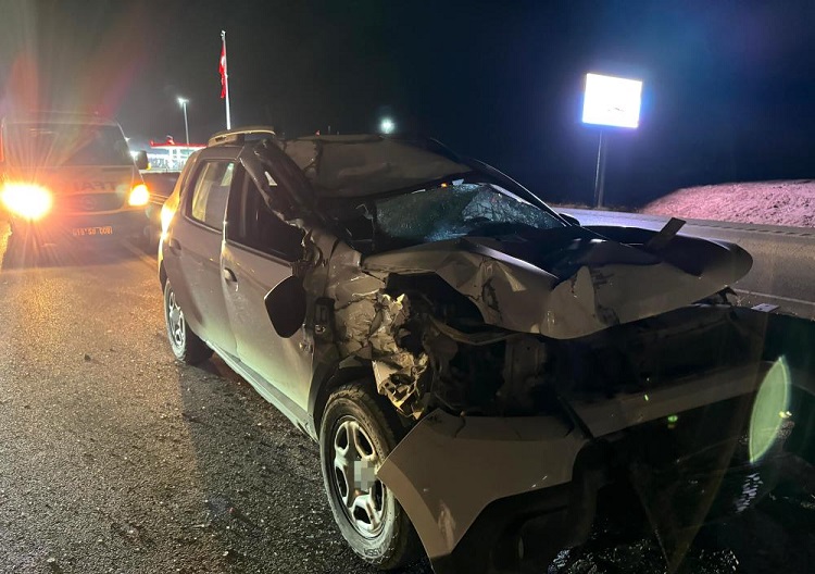 Çorum’da 5 araçlı zincirleme kaza