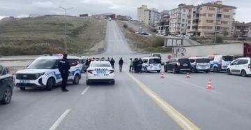 Kazada 1 polis memuru yaralandı