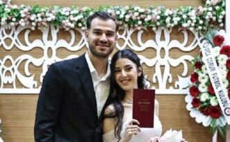 Çorum FK’lı futbolcu Cemali Sertel evlendi