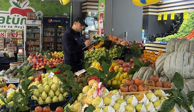 Zabıtadan manavlara sıkı denetim!