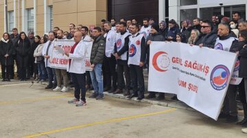 Aile hekimlerinden ortak protesto!