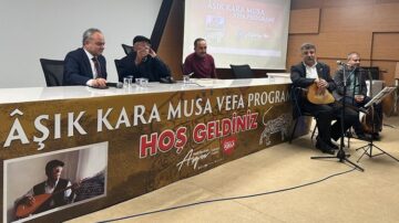 Aşık Kara Musa’ya vefa gecesi düzenlendi