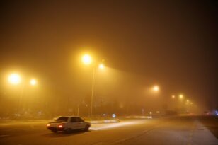 Çorum’da sis etkili oldu